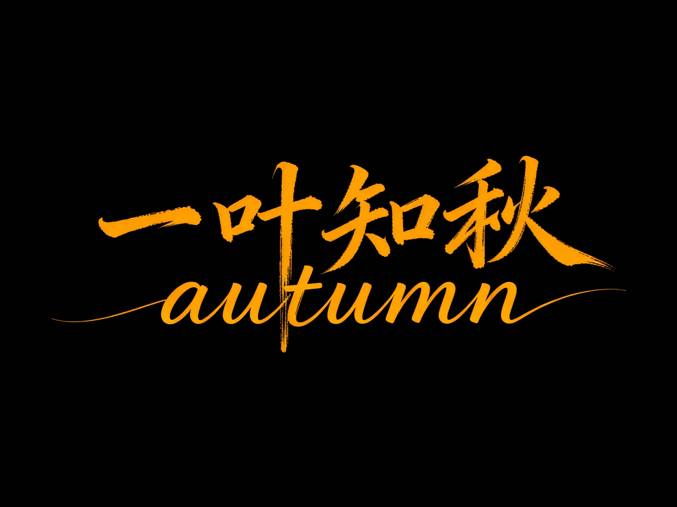 一叶知秋