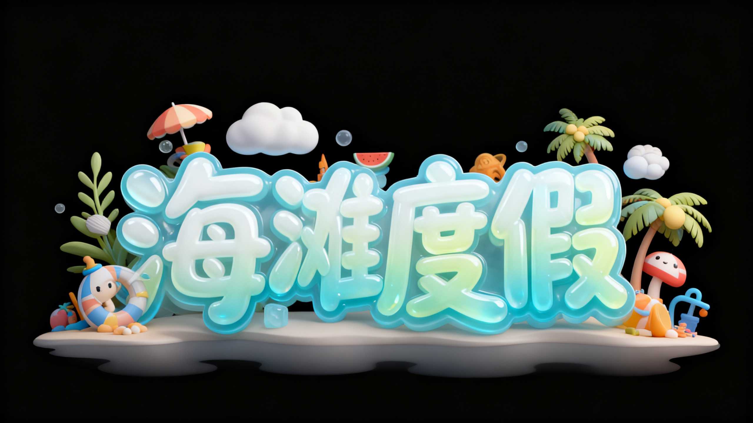 海滩度假