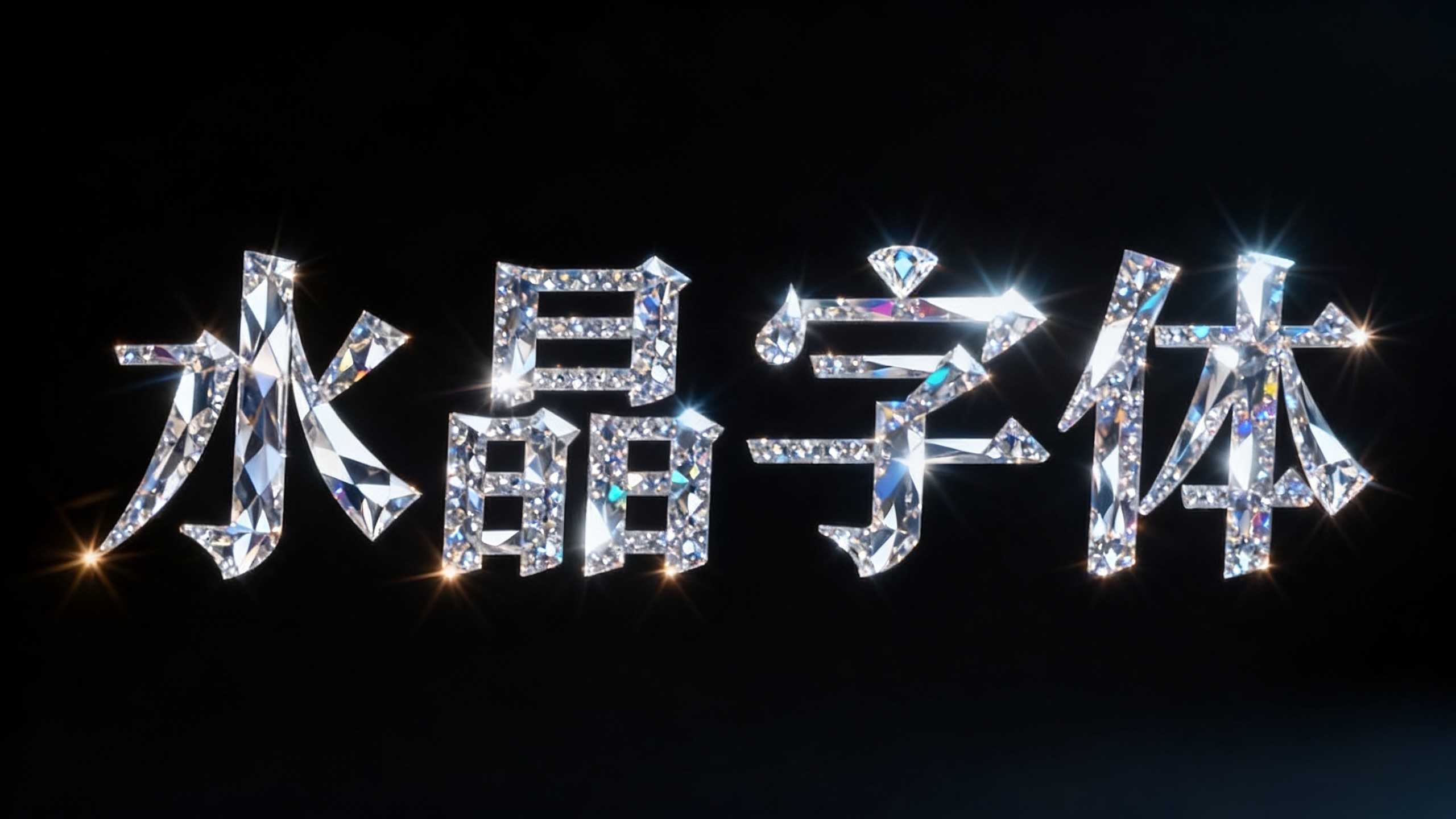 水晶字体