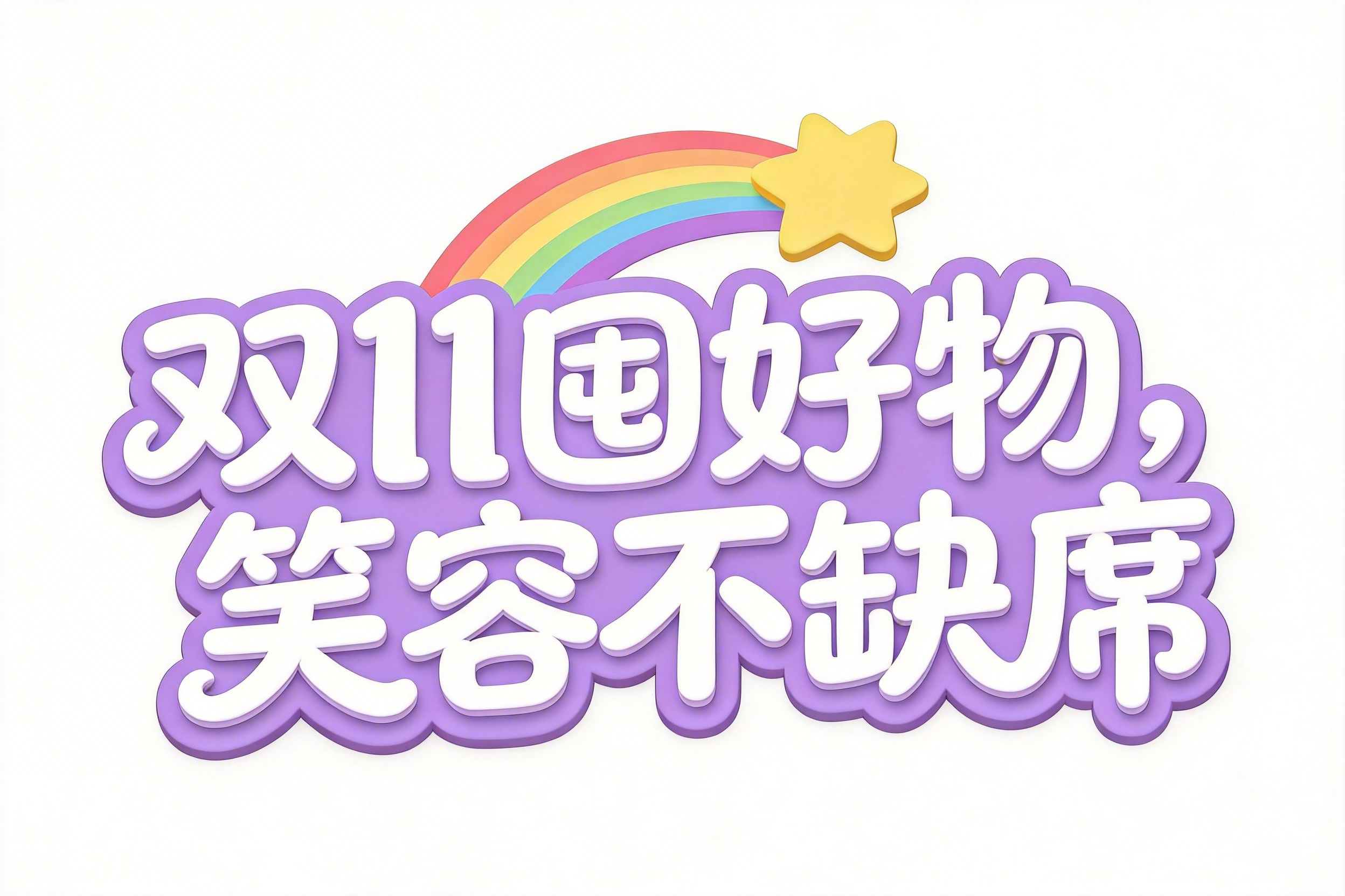 双 11 囤好物，笑容不缺席