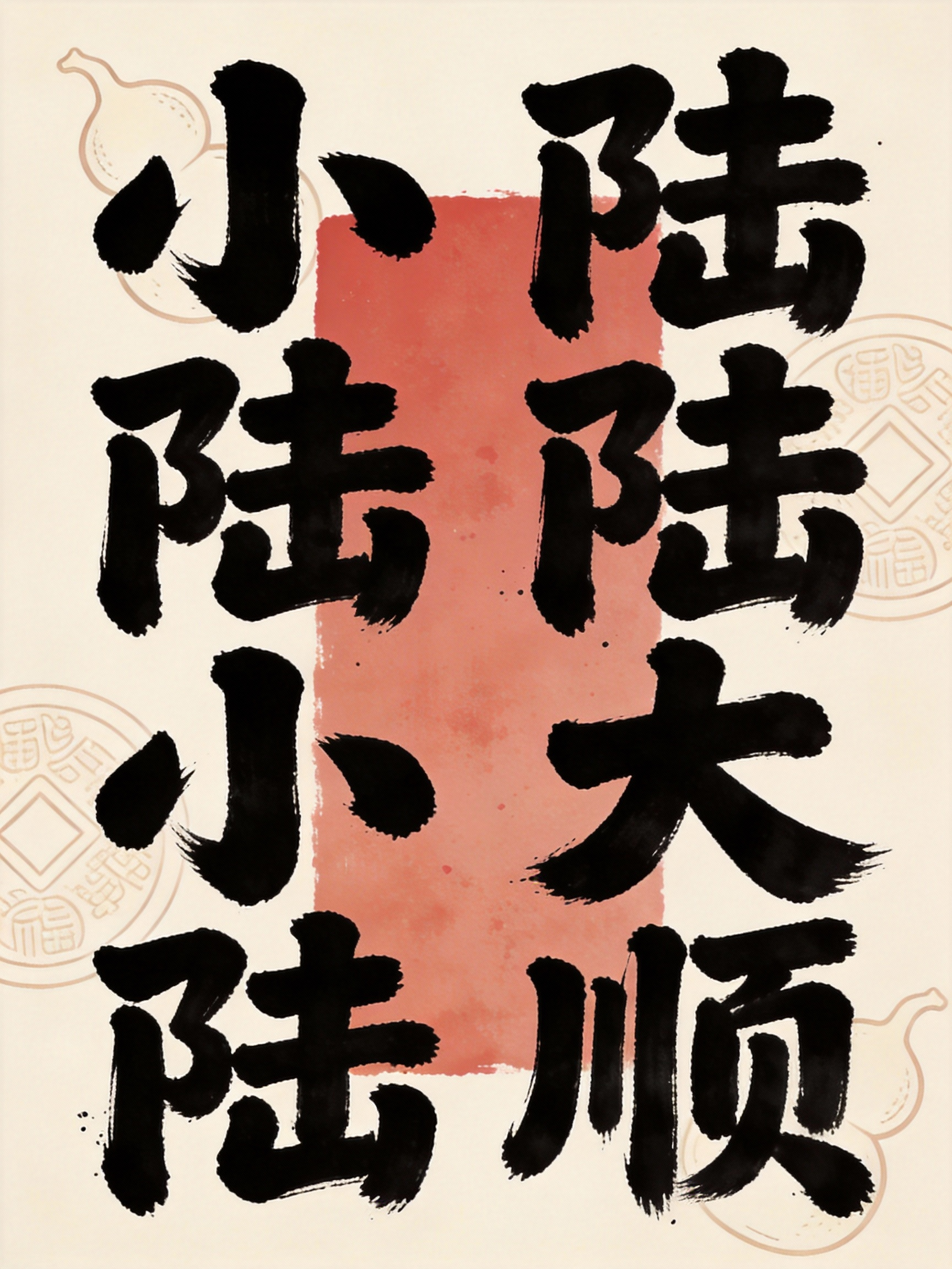 小陆小陆 陆陆大顺